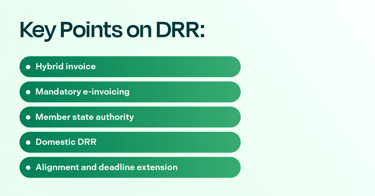 key points on digital reporting requirements (drr)